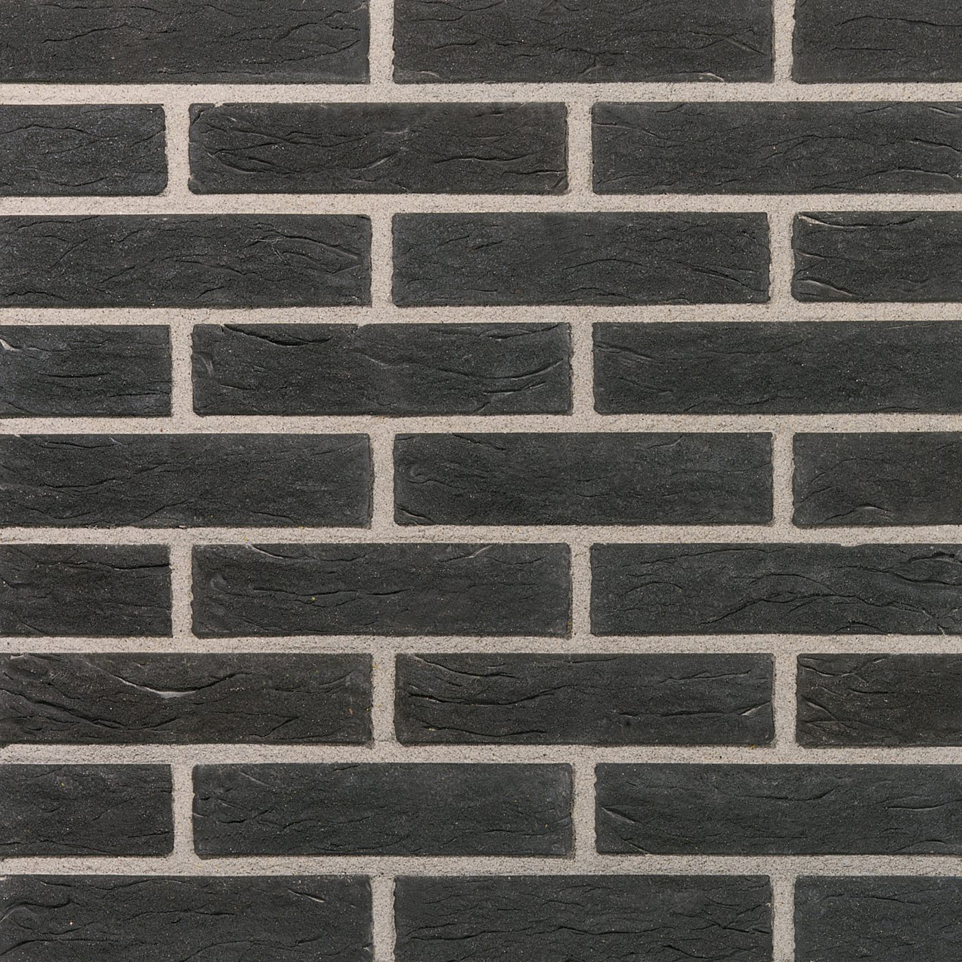 Productshot van de Novium Zwart Zwartzand Generfd SP WF gevelbaksteen