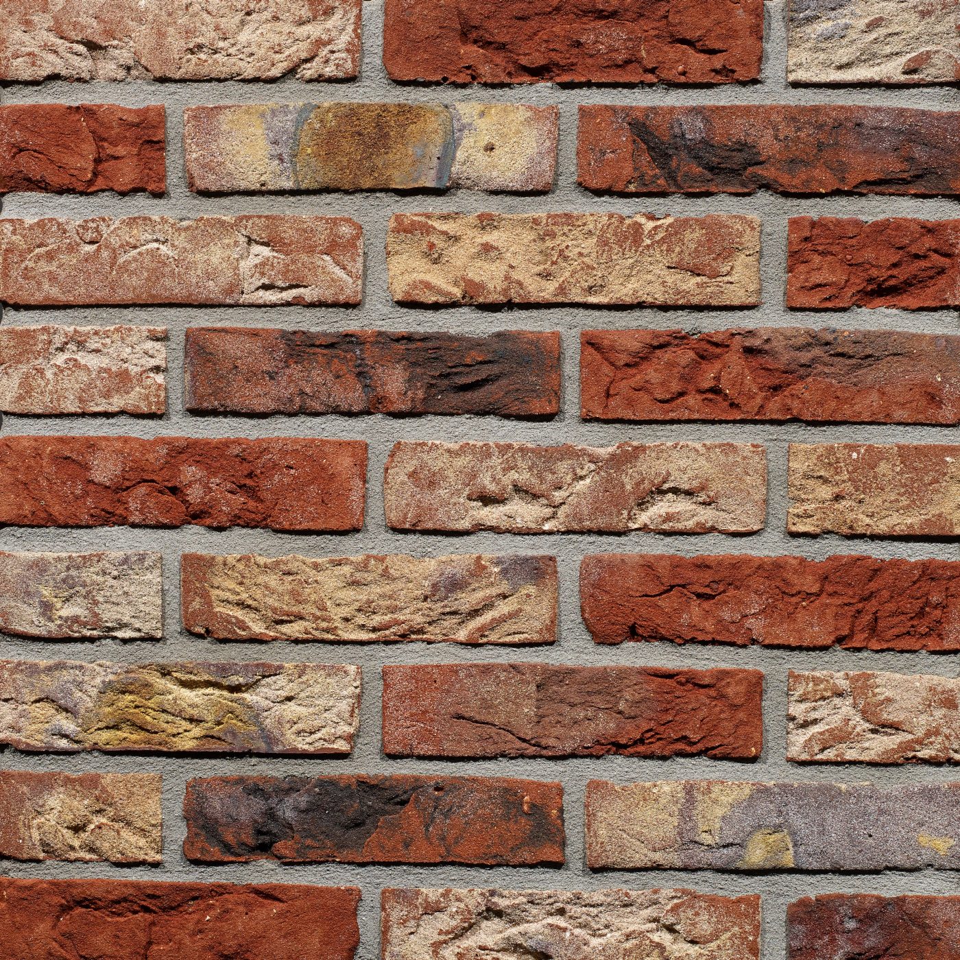 Productshot van de Redstone Rainbow HV WF gevelbaksteen