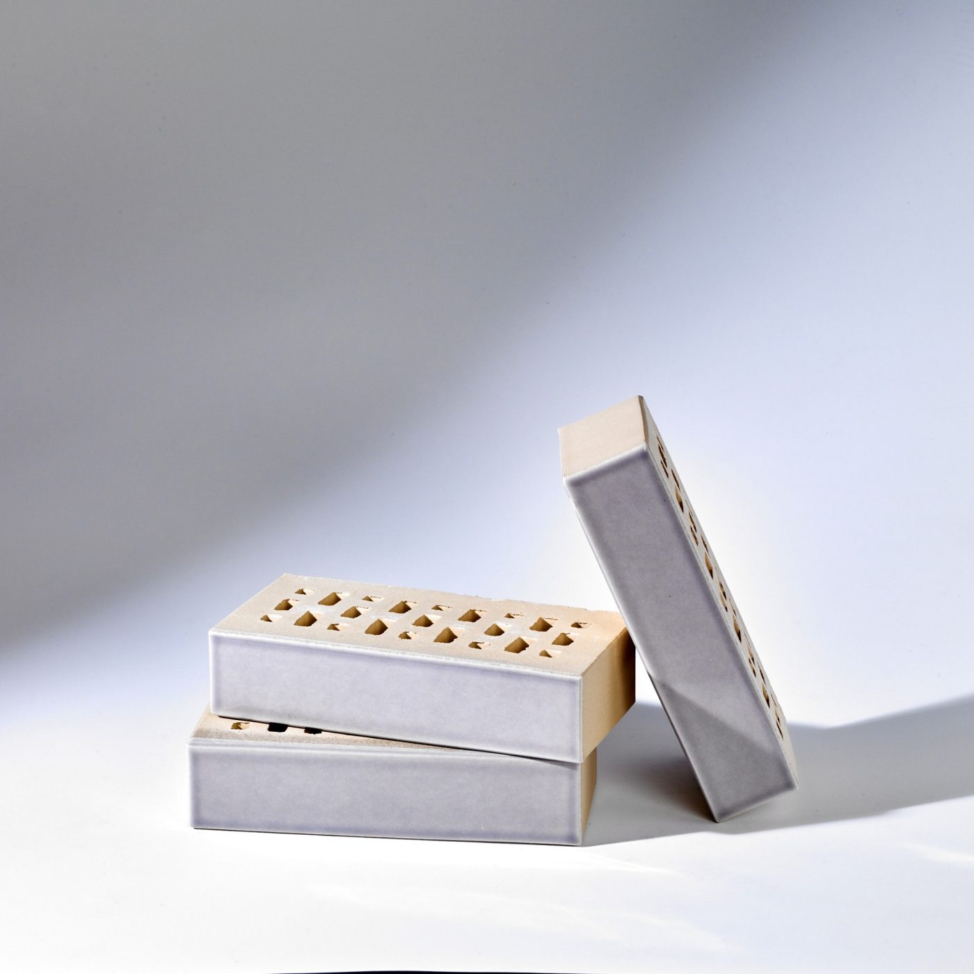 Sfeerbeeld van de Pearl serie glazuurstenen