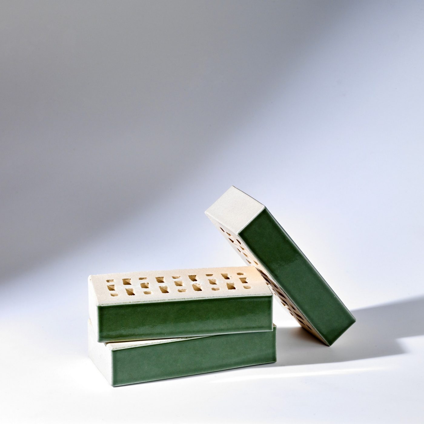 Sfeerbeeld van de Pearl serie glazuurstenen