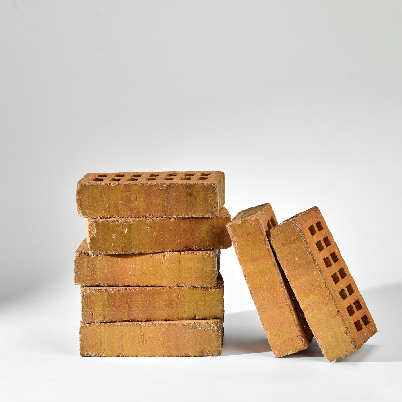 Sfeerbeeld van de Mineral serie glazuurbakstenen