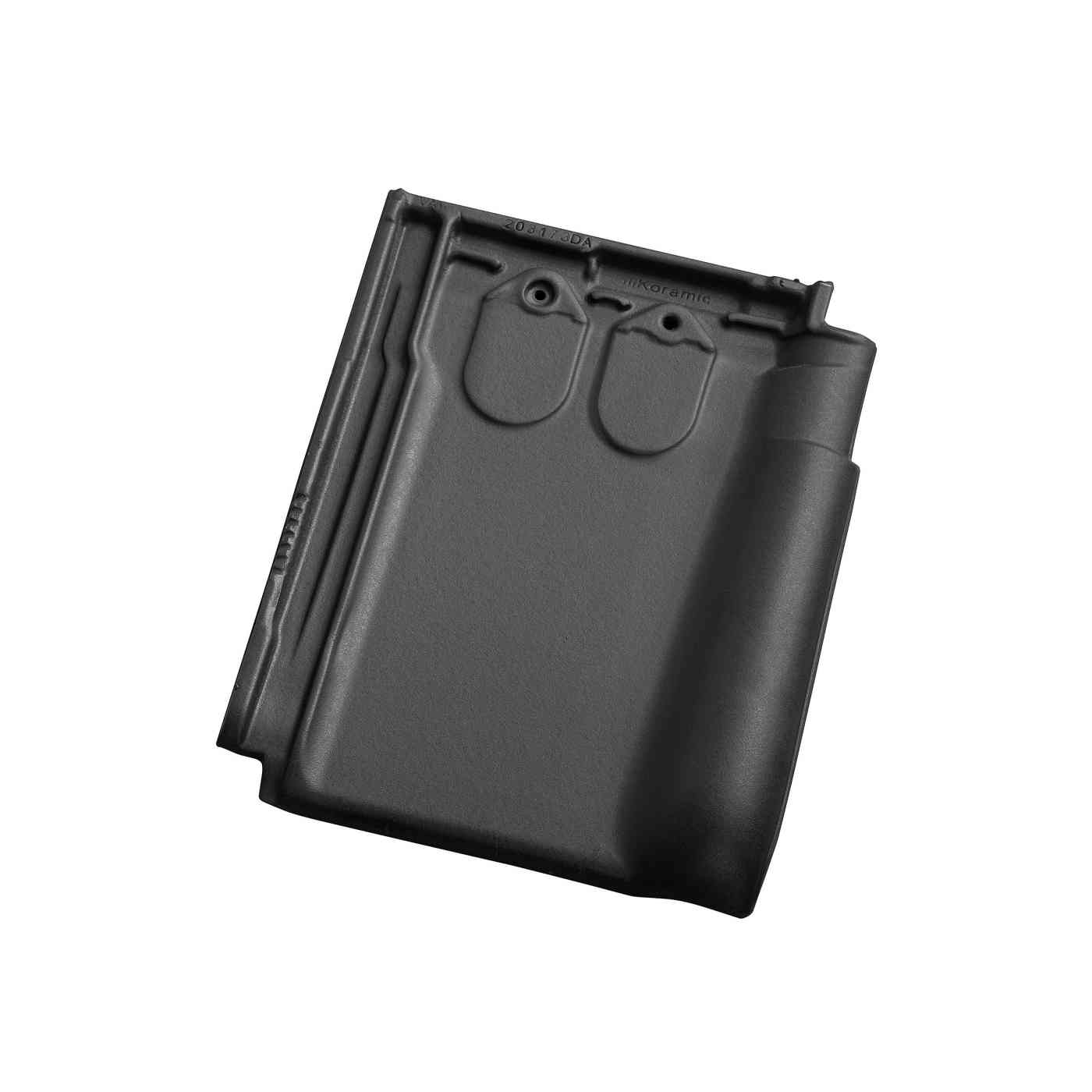 Productshot van de Tuile du Nord 18 matzwart engobe