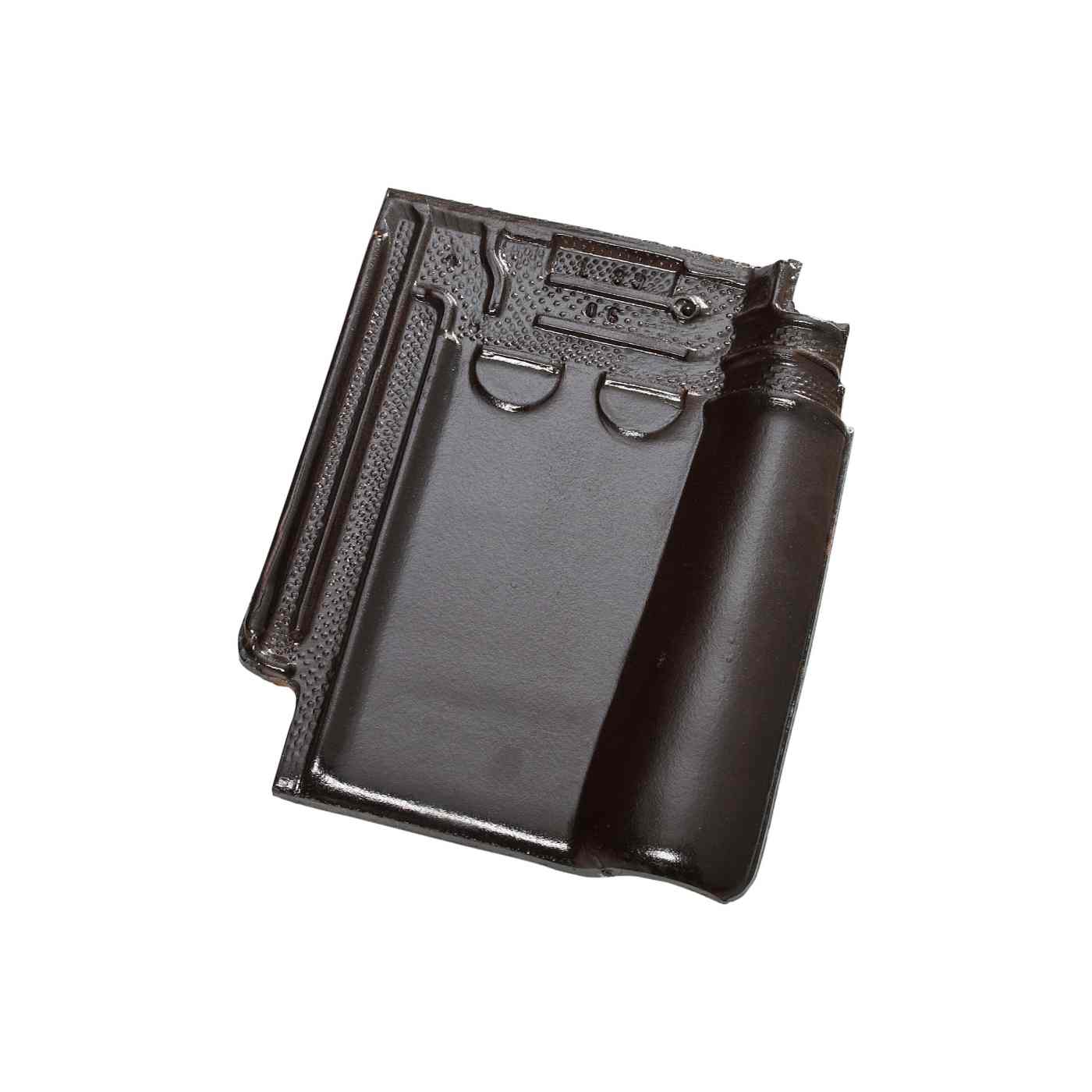 Productshot van de Tuile du Nord 993 Antraciet Engobe Dakpan