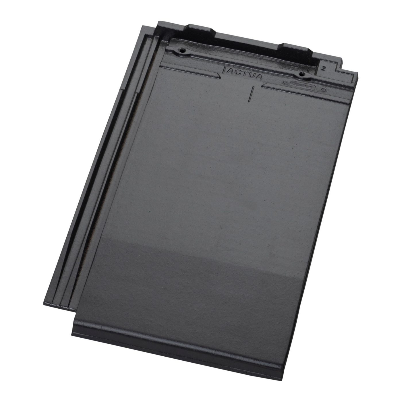 Productshot van de Actua 10 LT Titaangrijs Edel Engobe Dakpan