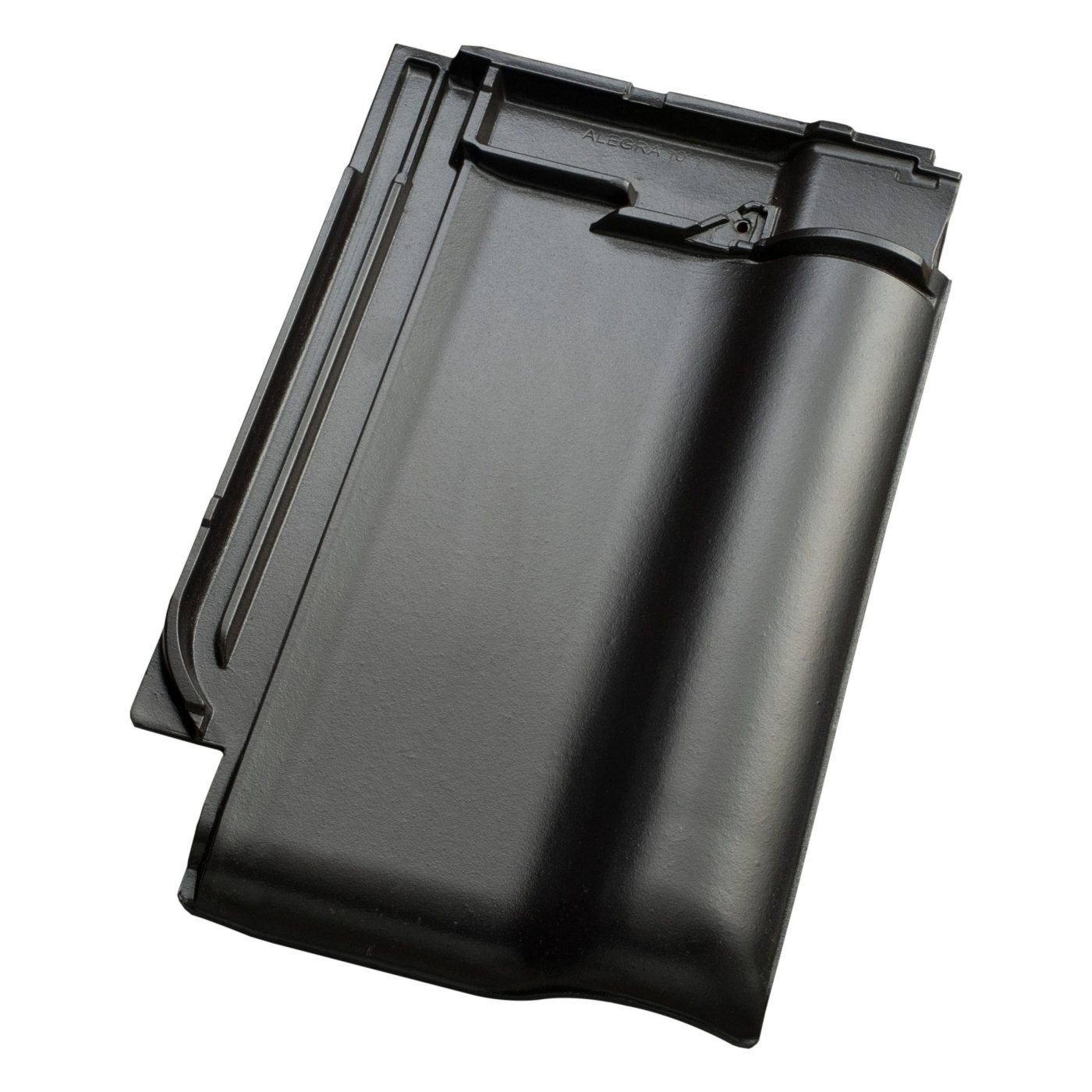 Productshot van de Alegra 10 Vulkaanzwart Edel-Engobe Dakpan