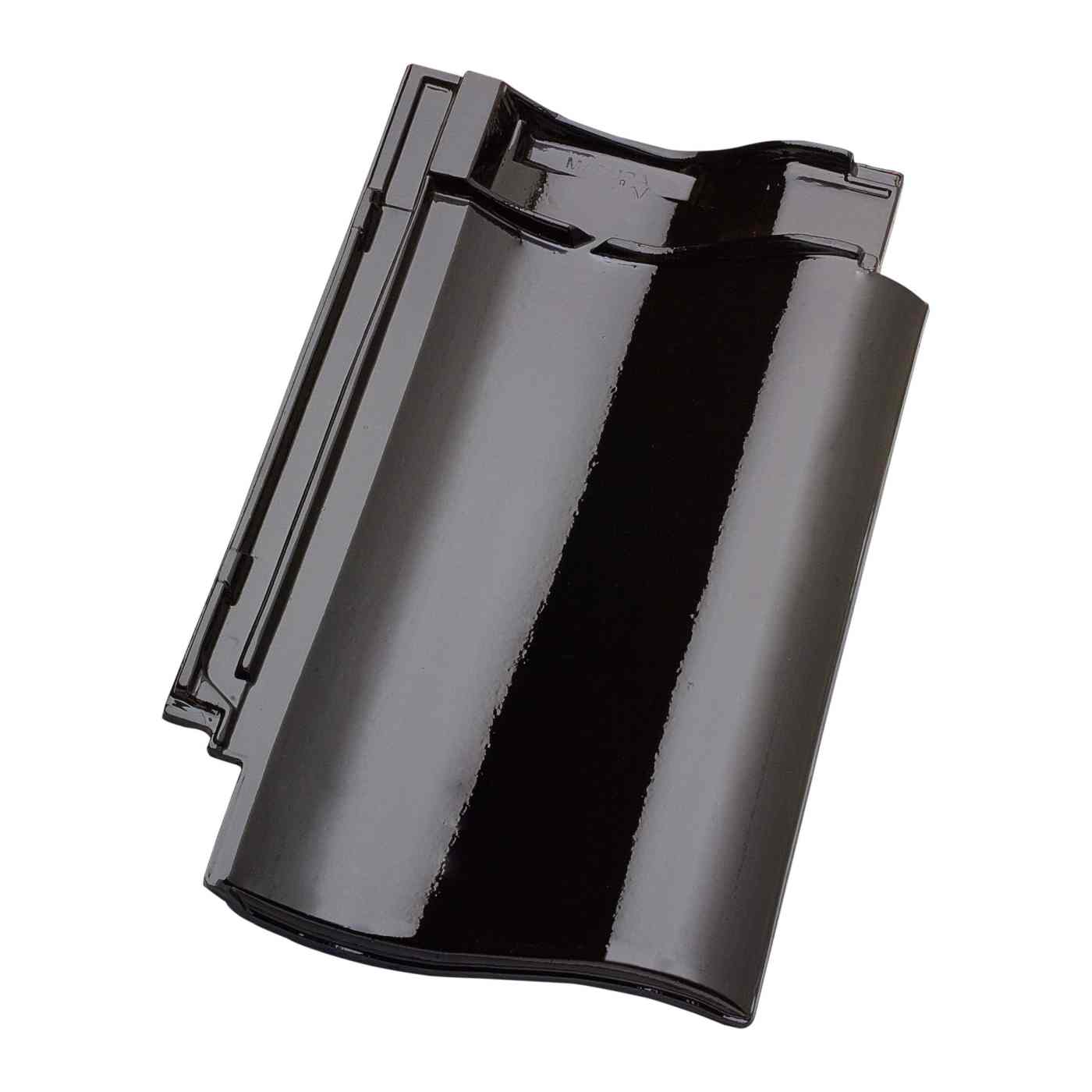 Productshot van de Madura Zwart Verglaasd Dakpan