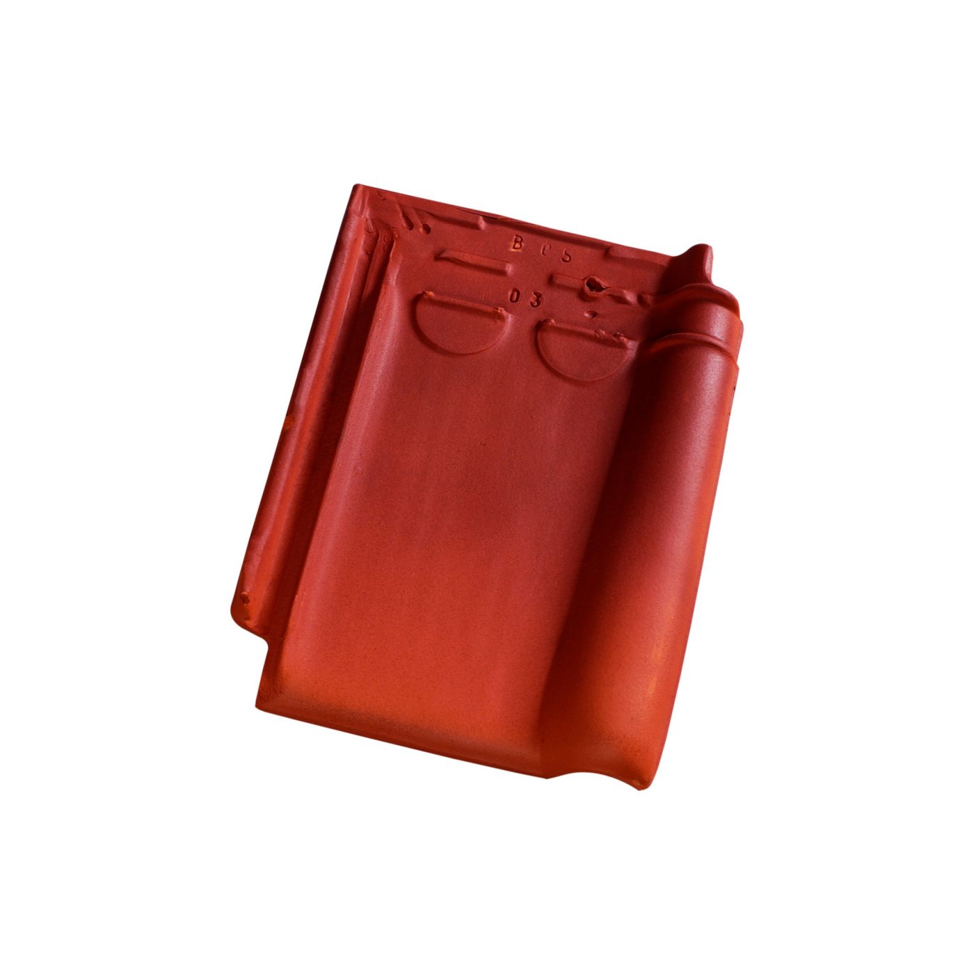 Productshot van de Tuile du Nord 44 Amarant Engobe Dakpan