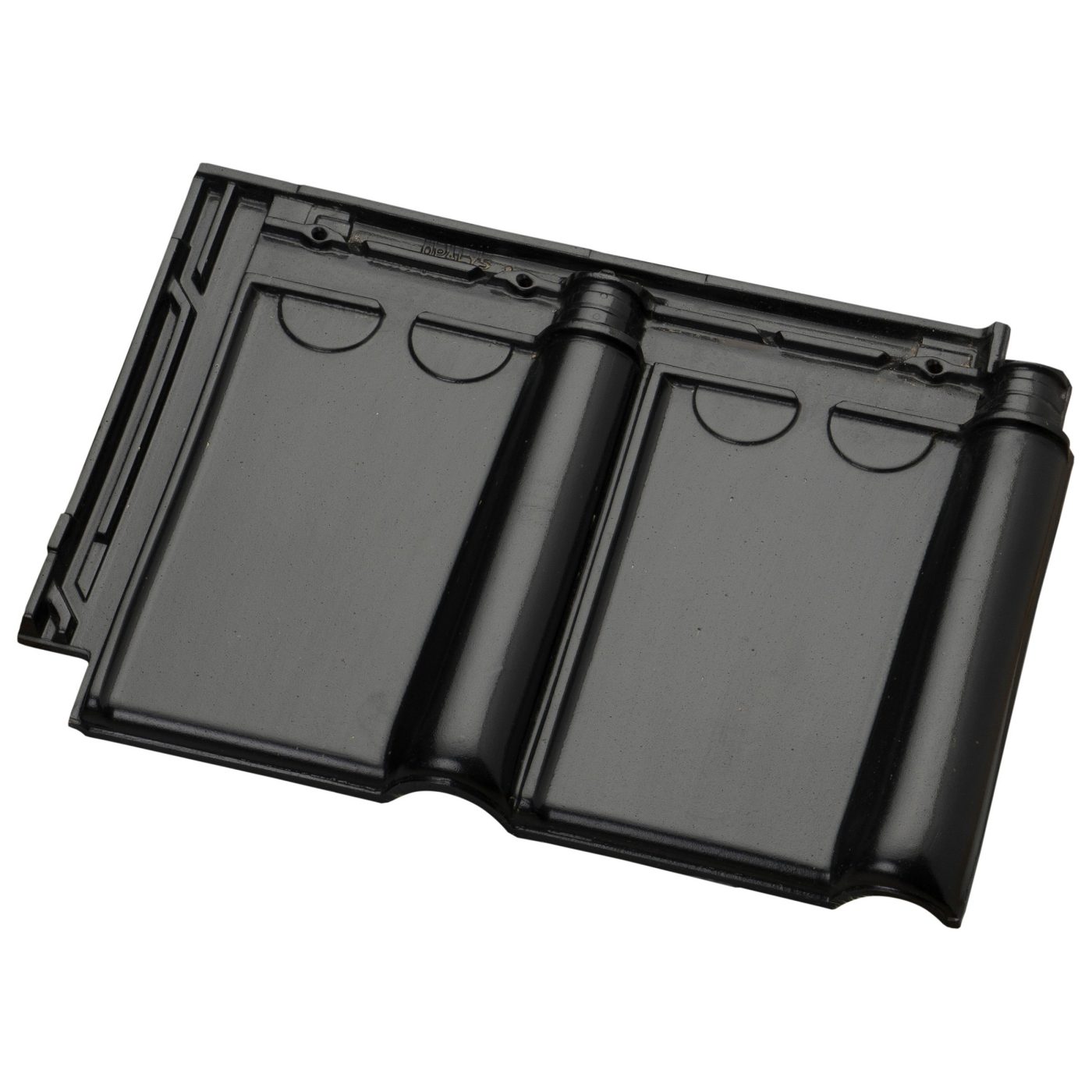 Productshot van de Tuile du Nord Opalys Antraciet Engobe Dakpan