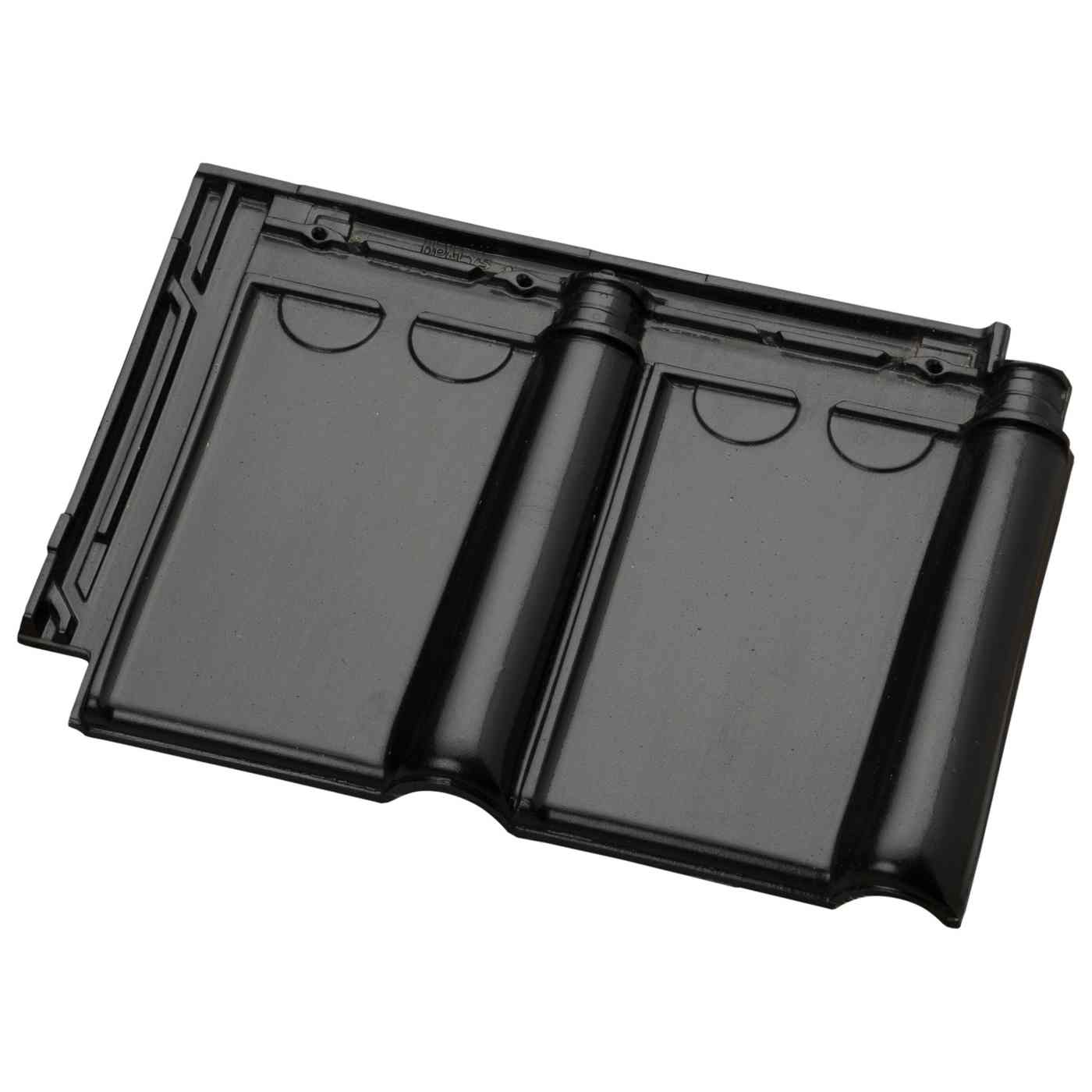 Productshot van de Tuile du Nord Opalys Antraciet Engobe Dakpan