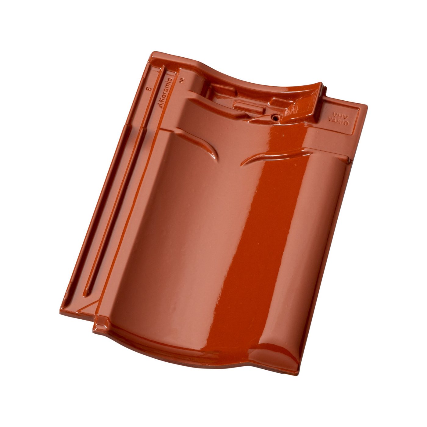 Productshot van de VHV Vario lichtbruin verglaasd (669) dakpan