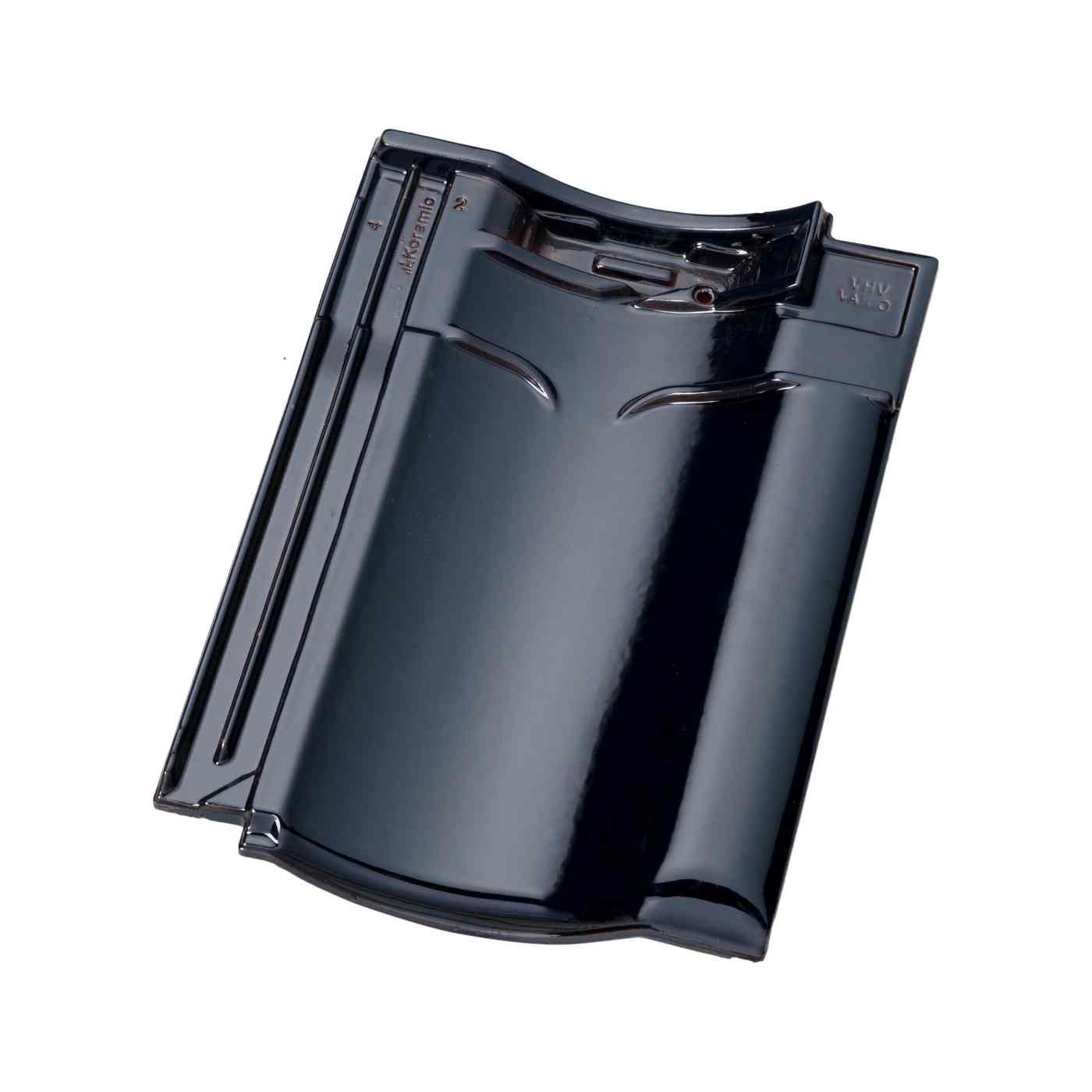 Productshot van de VHV Vario nachtblauw verglaasd (638) dakpan