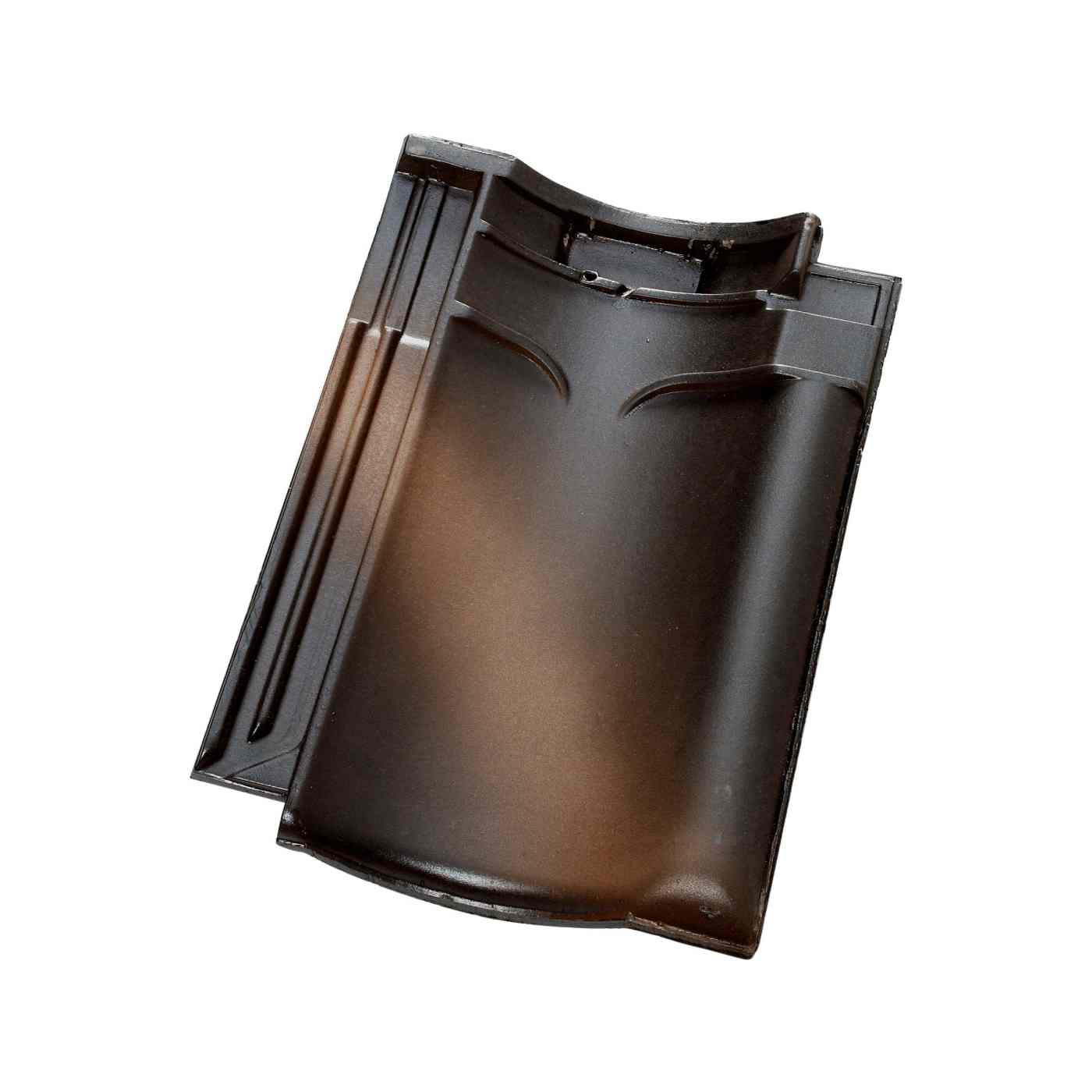 Productshot van de VHV Klassiek roestkleur zwart satinet (740) dakpan