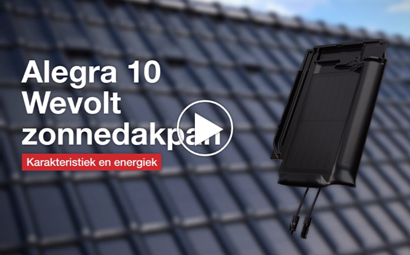 Video van Wevolt Alegra 10 zonnedakpannen