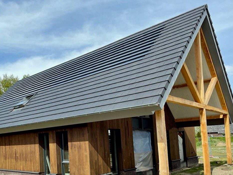 Woning met de Wevolt X-Tile zonnepanelen